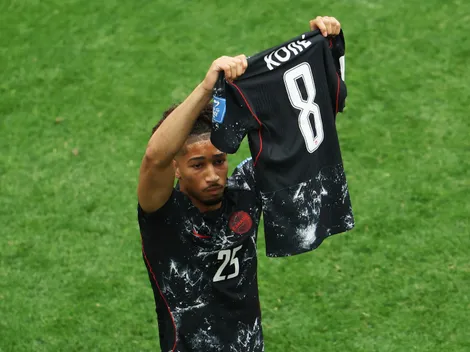Video: Saliba scores free-kick goal, celebrates with Kone's jersey in Canada vs Qatar