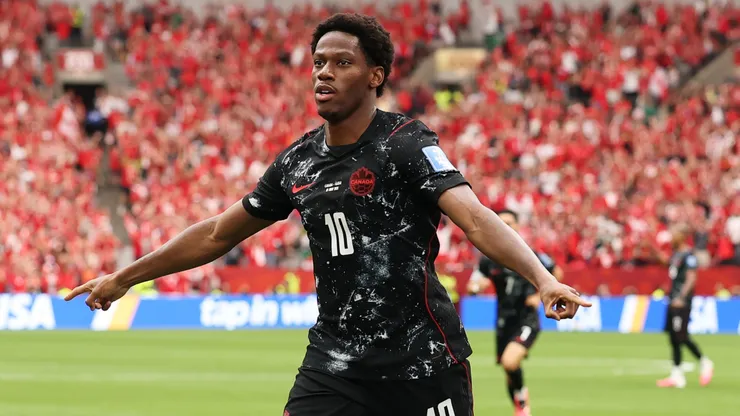 Jonathan David #10 of Canada