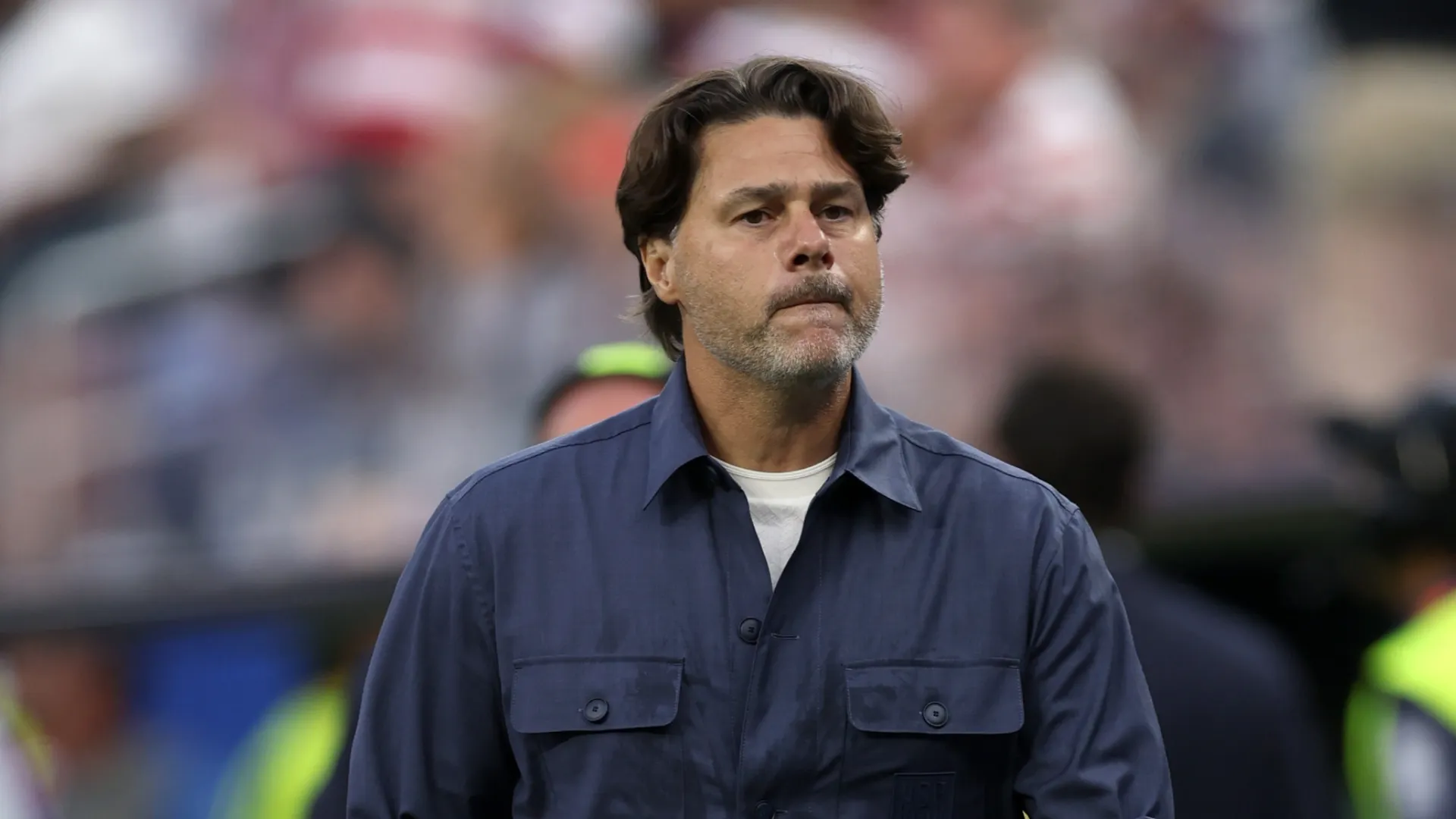 USA coach Mauricio Pochettino during a game.