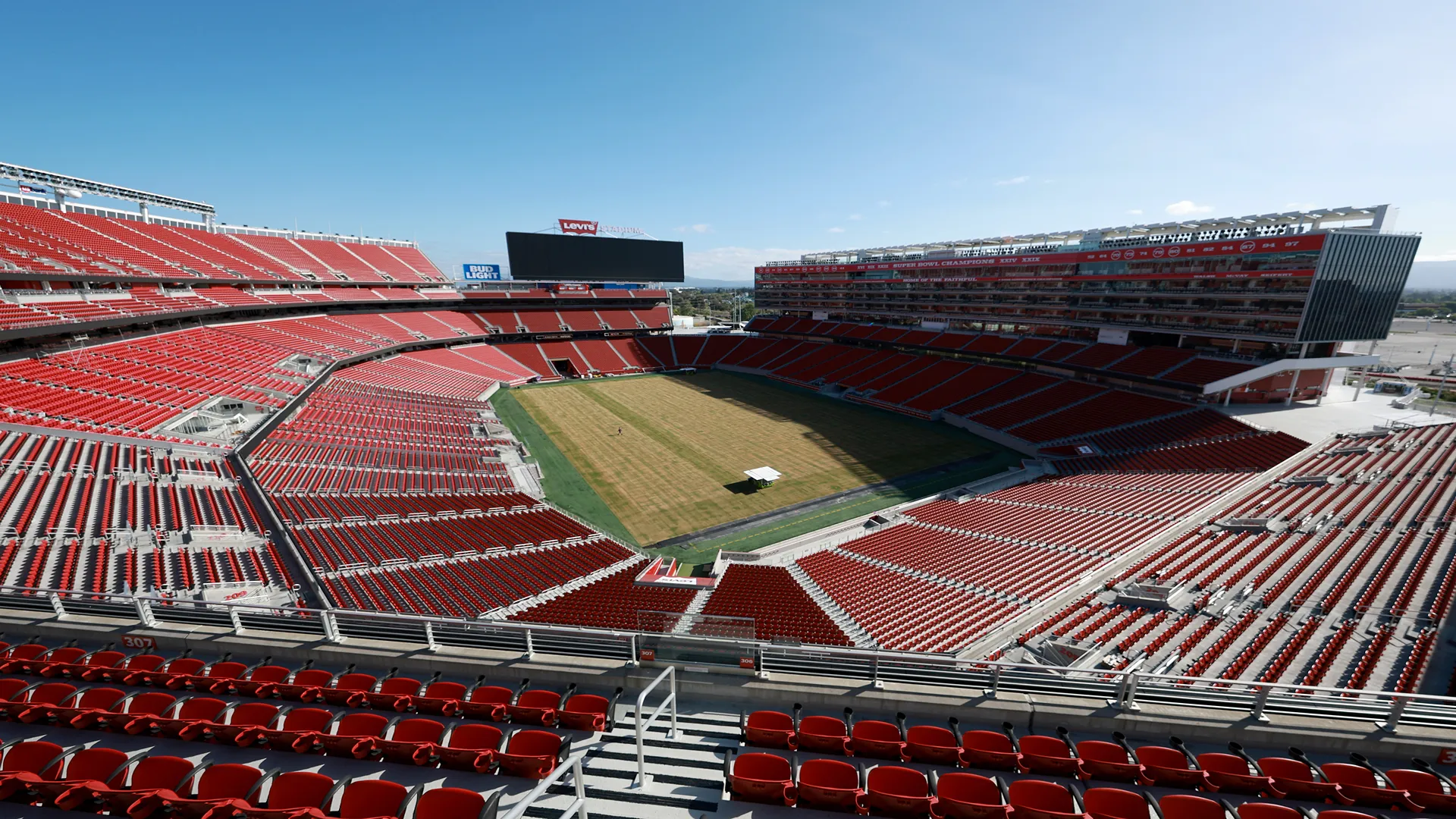 Empty view of Levi’s Stadium (Getty Images)