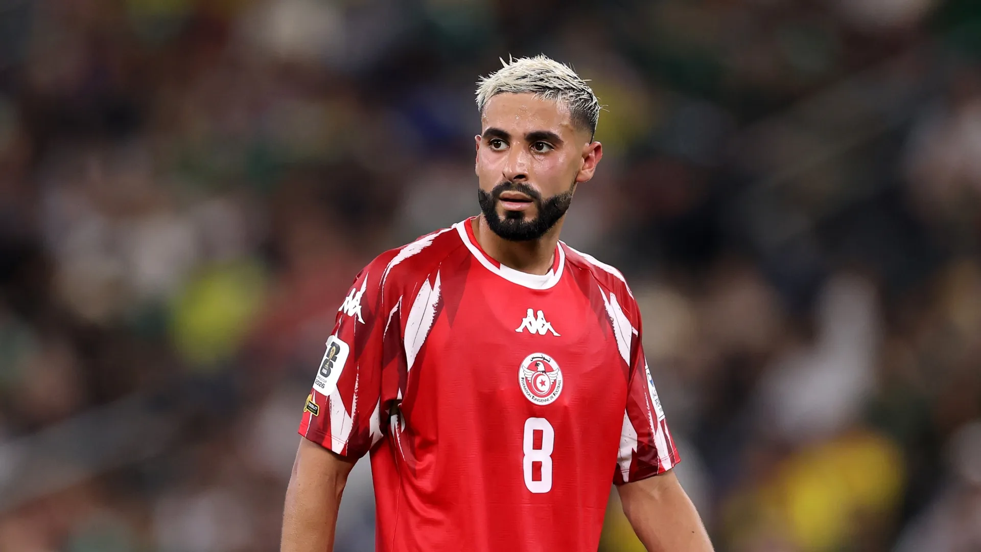 Elias Saad #8 of Tunisia
