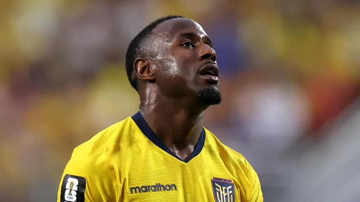 John Yeboah #9 of Ecuador