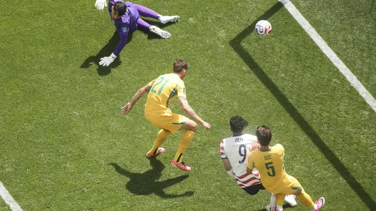 Cameron Burgess scoring an own goal