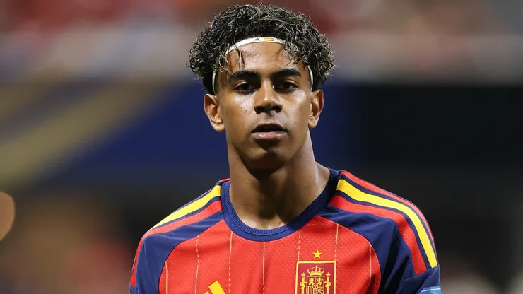 Lamine Yamal #19 of Spain.