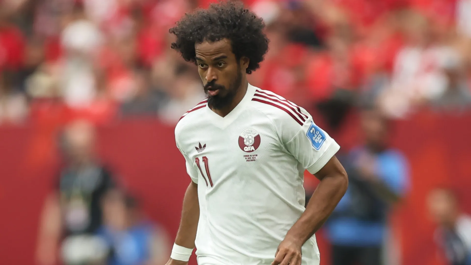 Akram Afif of Qatar – Alex Grimm/Getty Images
