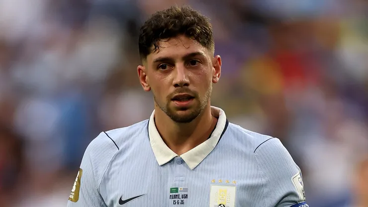 Federico Valverde #8 of Uruguay.