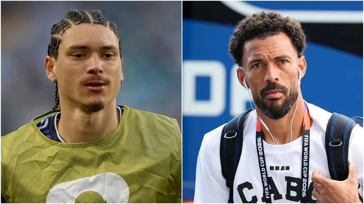 Darwin Nunez of Uruguay and Vozinha of Cape Verde.