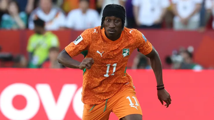 Yan Diomande of Cote d'Ivoire