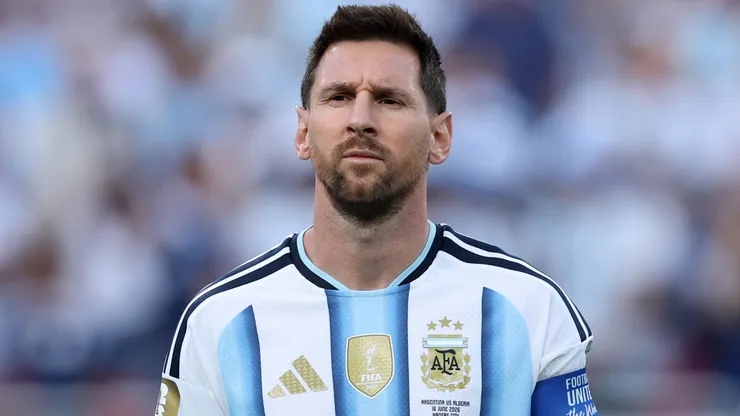 Lionel Messi #10 of Argentina.