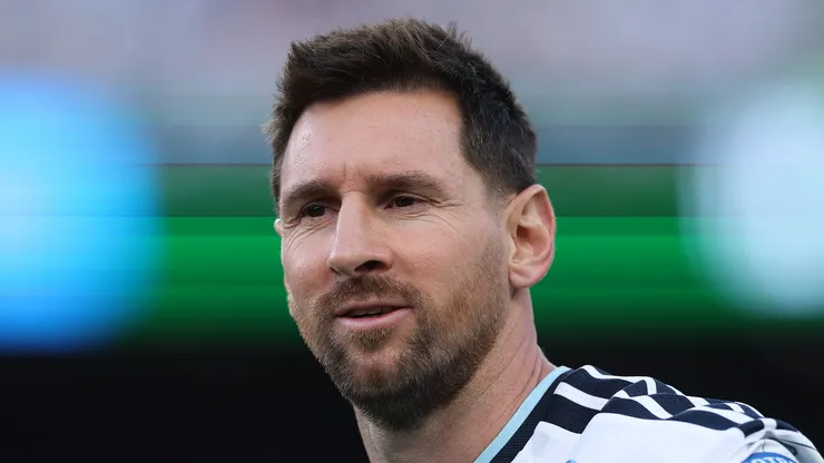 Lionel Messi #10 of Argentina.
