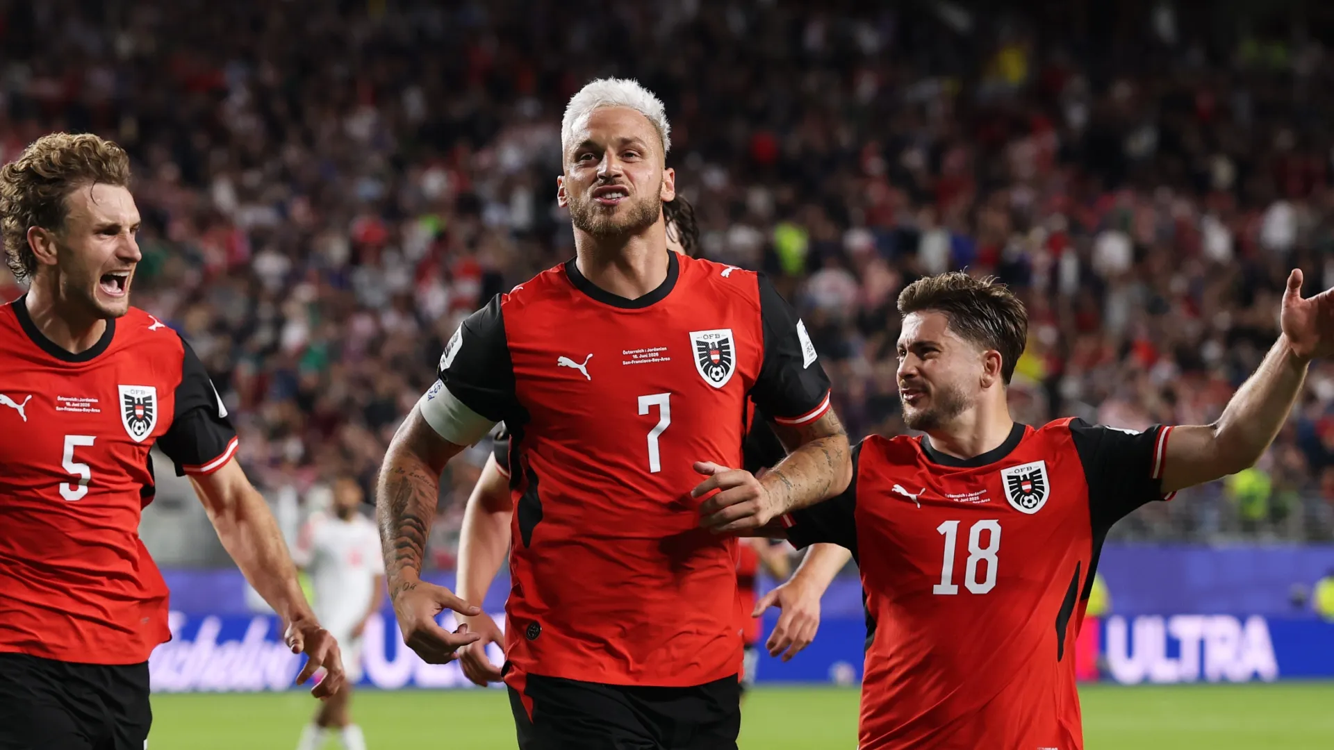 Marko Arnautovic of Austria.