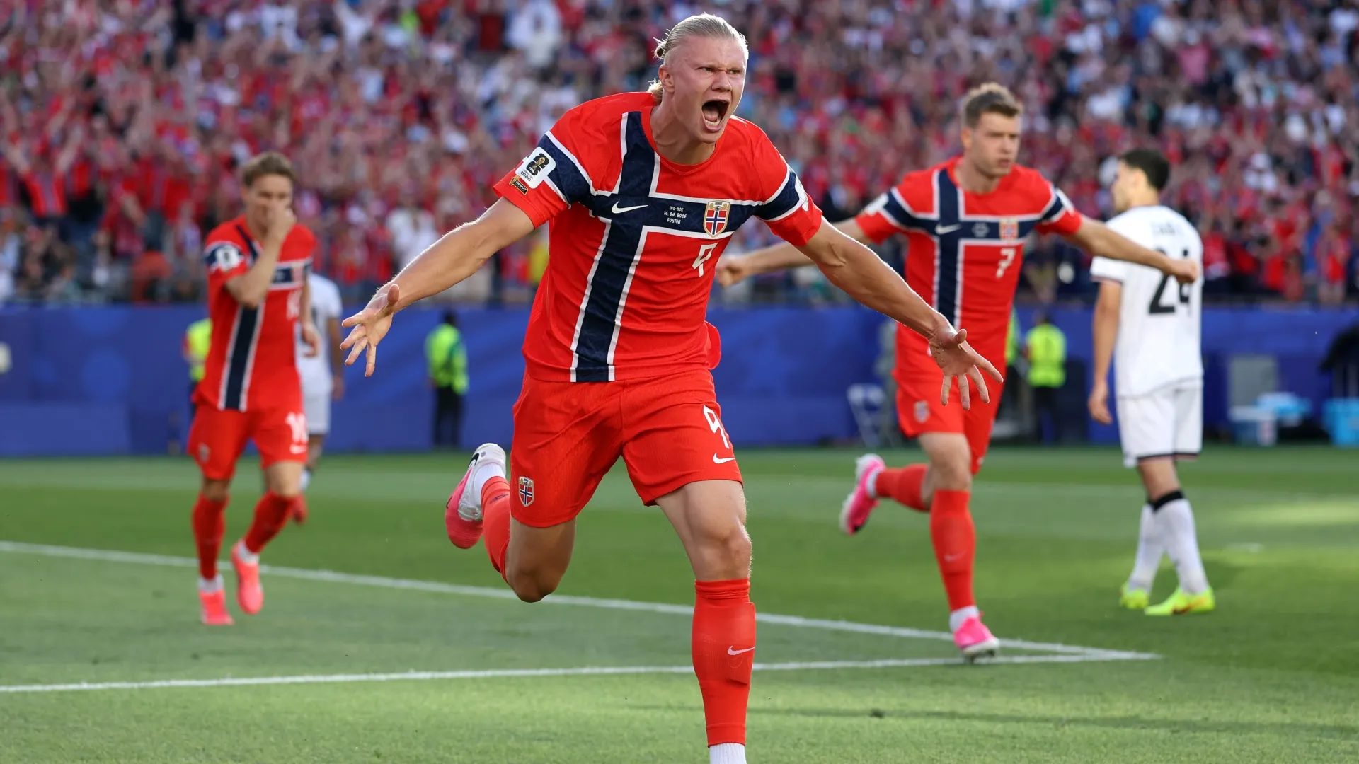 Erling Haaland during the FIFA World Cup 2026 Group I match (Source: Justin Setterfield/Getty Images)