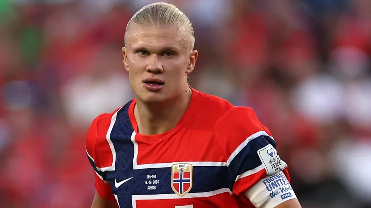 Erling Haaland #9 of Norway during the FIFA World Cup 2026 Group I match