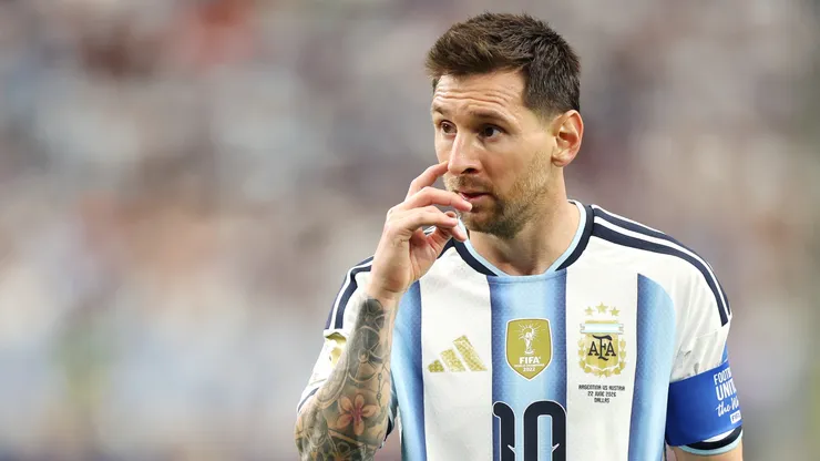 Lionel Messi #10 of Argentina is seen during the FIFA World Cup 2026 Group J match.