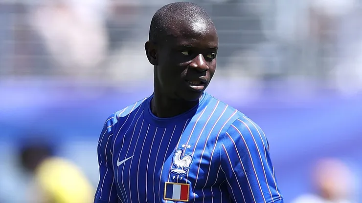 Ngolo Kanté #13 of France warms up prior to the FIFA World Cup 2026 Group I match.