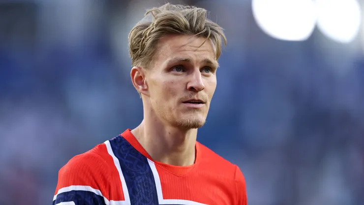 Martin Odegaard #10 of Norway