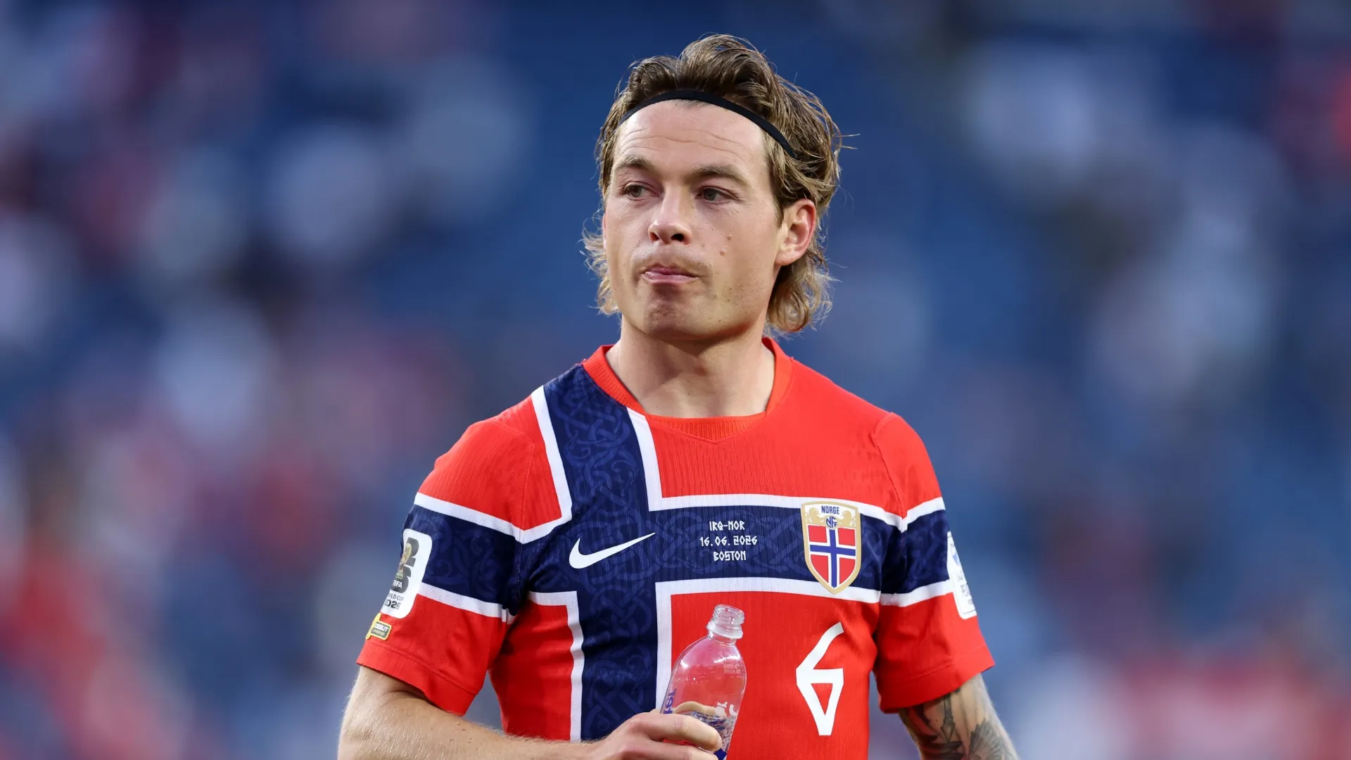 Patrick Berg #6 of Norway