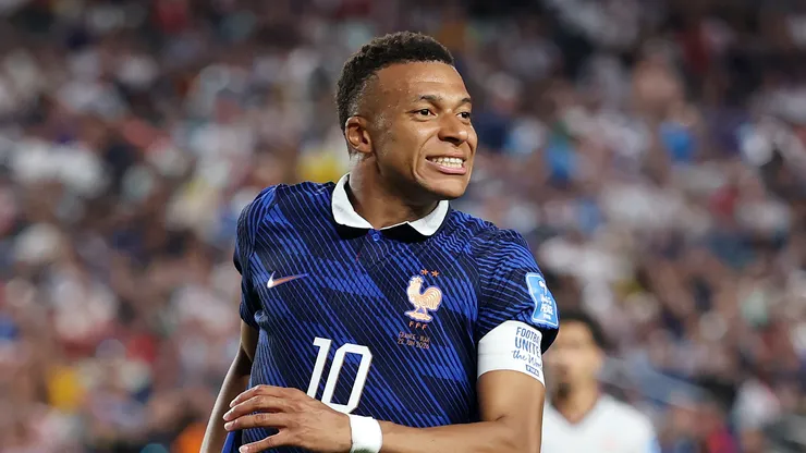 Kylian Mbappe of France.