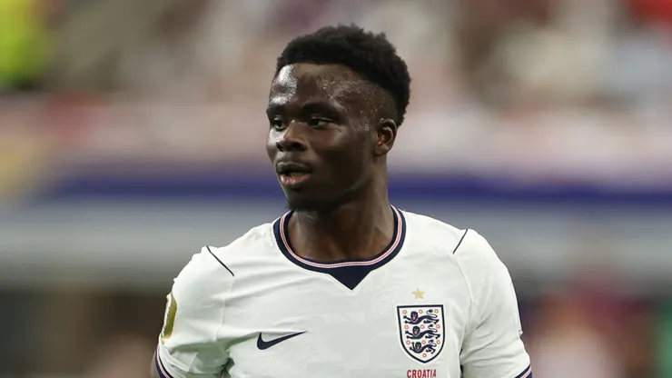 Bukayo Saka in action at the 2026 World Cup.