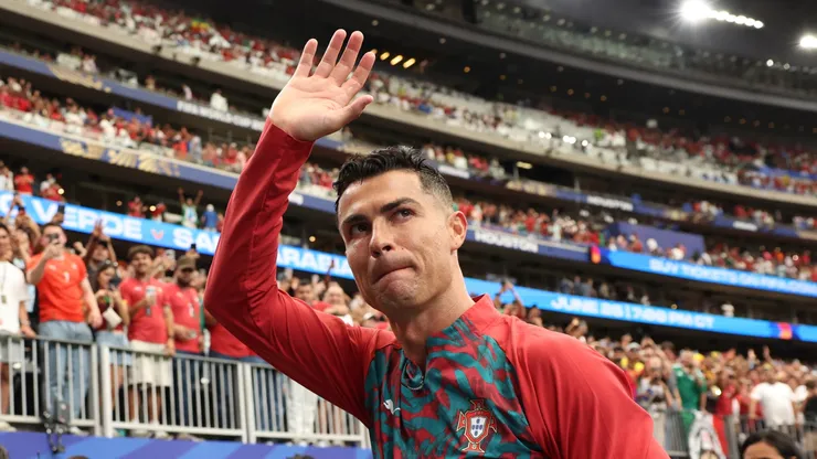 Cristiano Ronaldo #7 of Portugal at Houston Stadium.