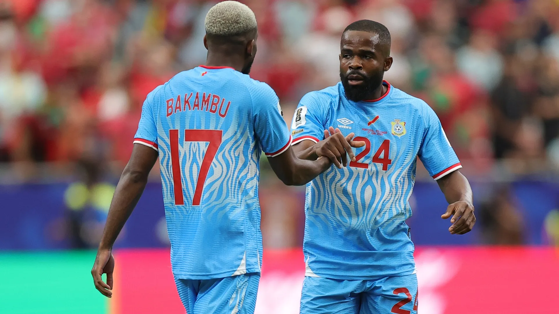 Cedric Bakambu during the FIFA World Cup 2026 Group K match (Source: Alex Slitz/Getty Images)