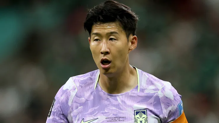 Heung-Min Son of Korea Republic during the FIFA World Cup 2026 Group A match.