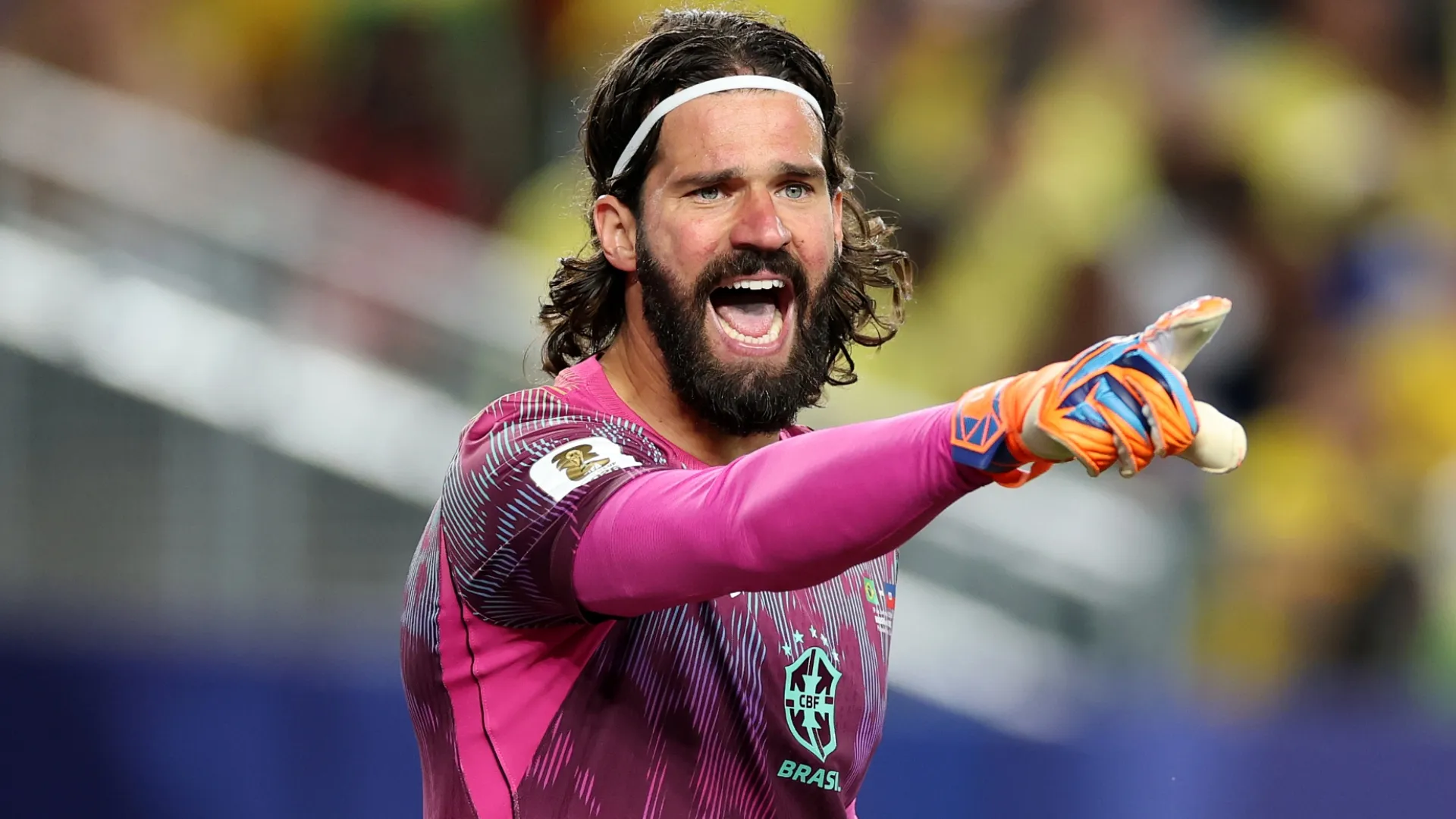 Alisson #1 of Brazil during the FIFA World Cup 2026 Group C match (Source: Dan Mullan/Getty Images)