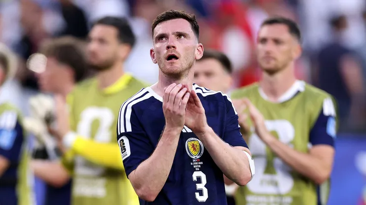 Andy Robertson #3 of Scotland.