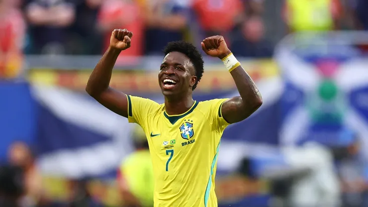 Vinicius Junior #7 of Brazil.