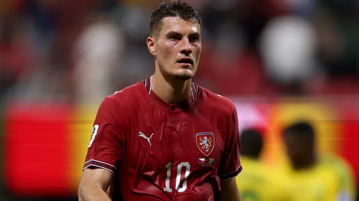 Patrik Schick #10 of Czechia looks on.
