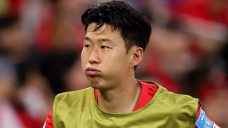 Heung-Min Son #7 of Korea Republic.