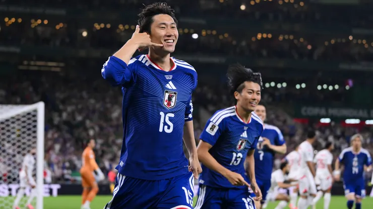 Daichi Kamada #15 of Japan during the FIFA World Cup 2026 Group F match