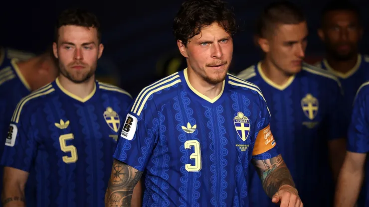 Victor Lindelof of Sweden during the FIFA World Cup 2026 Group F match