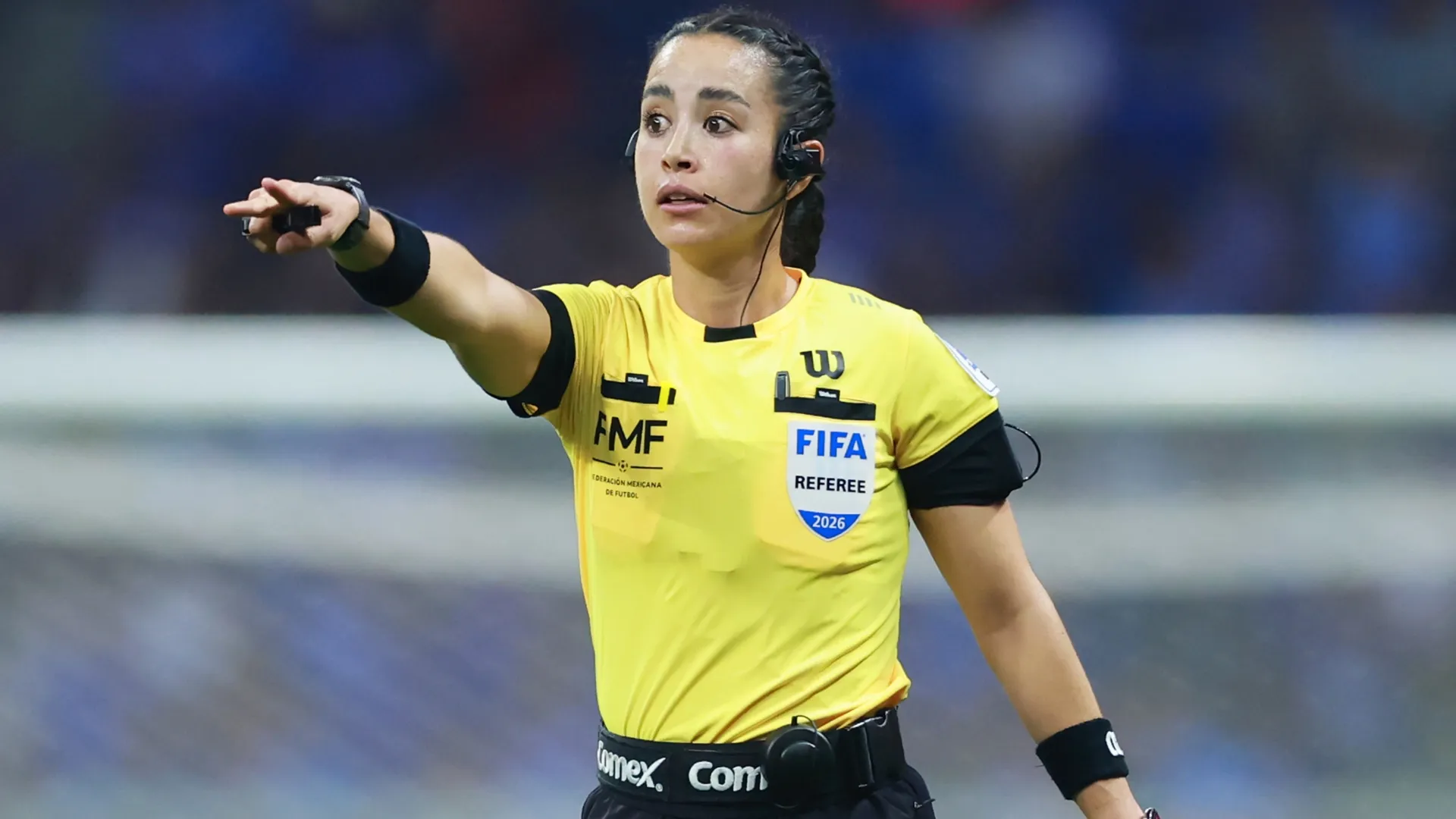 Katia Itzel Garcia during the quarterfinals second leg match at the Torneo Clausura 2026 Liga MX (Source: Hector Vivas/Getty Images)