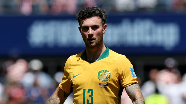 Aiden O'Neill #13 of Australia.