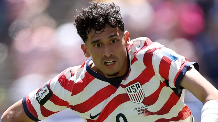 Ricardo Pepi #9 of the United States.
