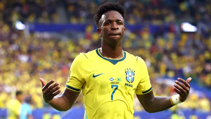 Vinicius Junior #7 of Brazil.