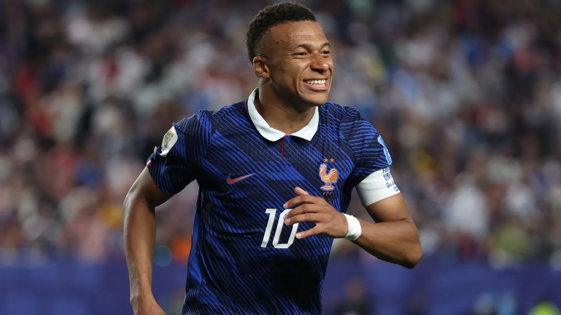 Kylian Mbappe #10 of France