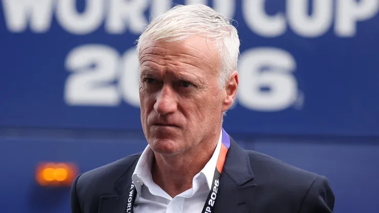 Didier Deschamps arrives at the stadium before the FIFA World Cup 2026 Group I match