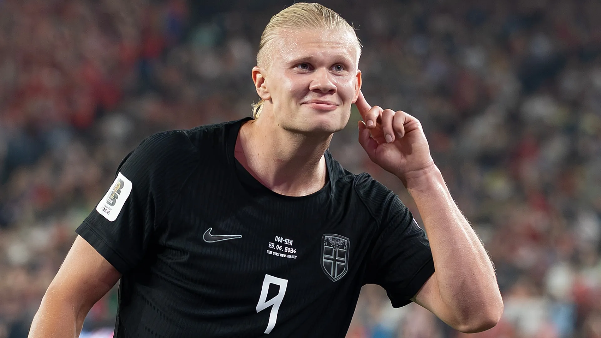 Erling Haaland #9 of Norway
