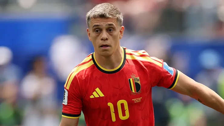 Leandro Trossard #10 of Belgium