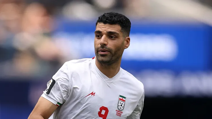 Mehdi Taremi #9 of Iran.