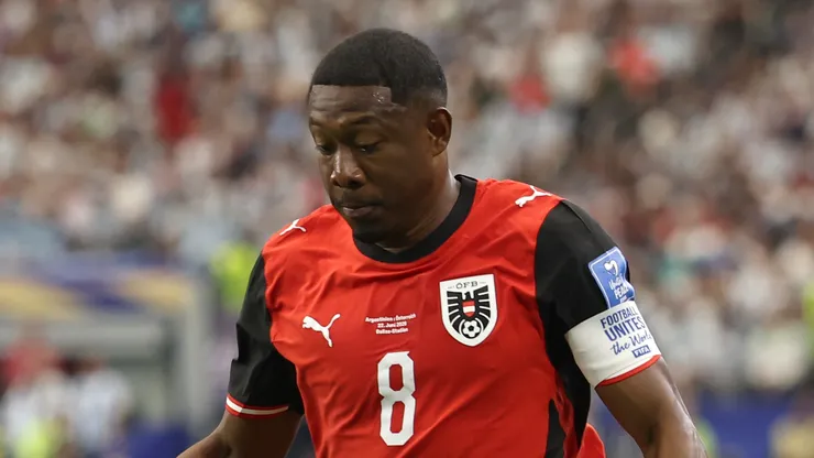 David Alaba #8 of Austria