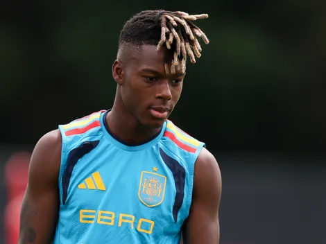 Nico Williams takes a shot at Uruguay's De La Cruz after injury