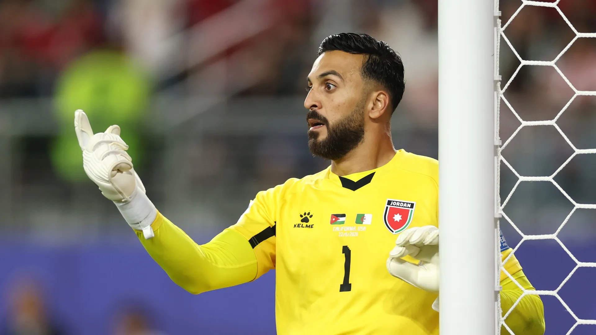 Jordan goalkeeper Yazeed Abulaila