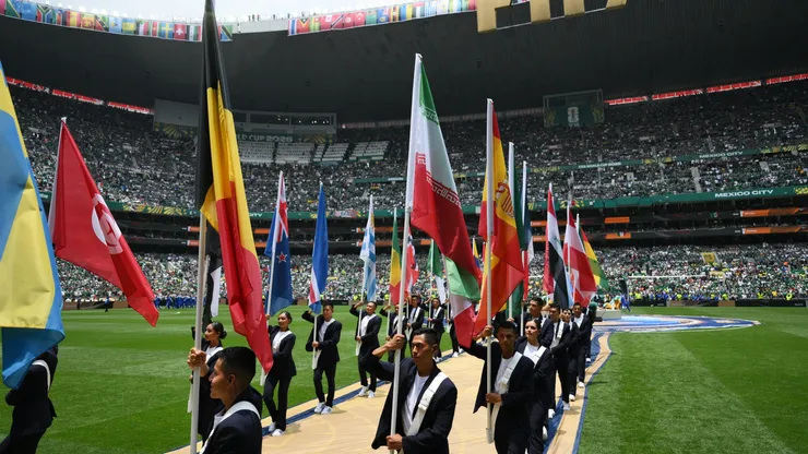 Open Cermony country flag carriers.