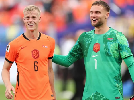 The uniforms Netherlands and Morocco are wearing today