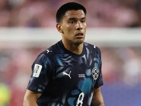 Why isn't Diego Gomez playing today for Paraguay vs Germany?
