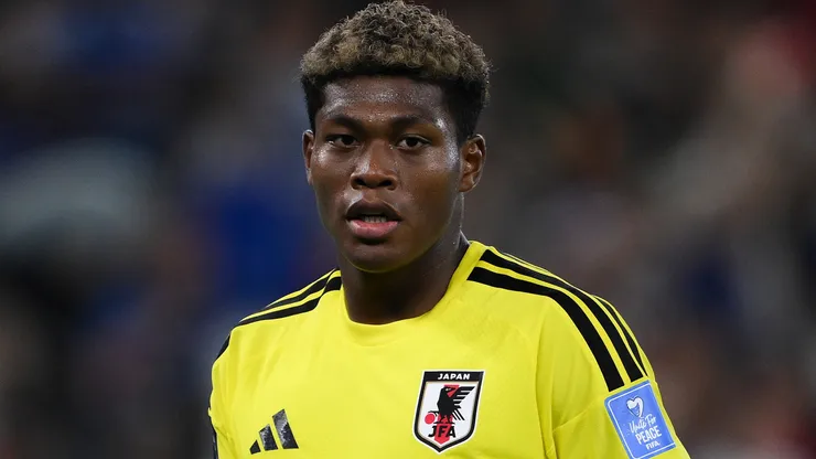 Zion Suzuki #11 of Japan during the FIFA World Cup 2026 Group F match