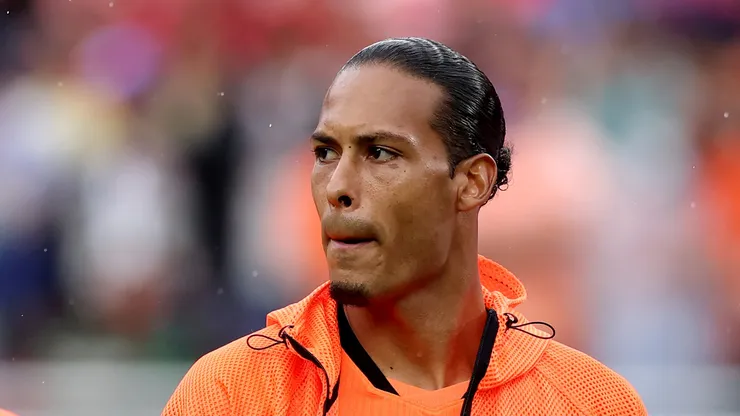 Virgil van Dijk #4 of Netherlands.